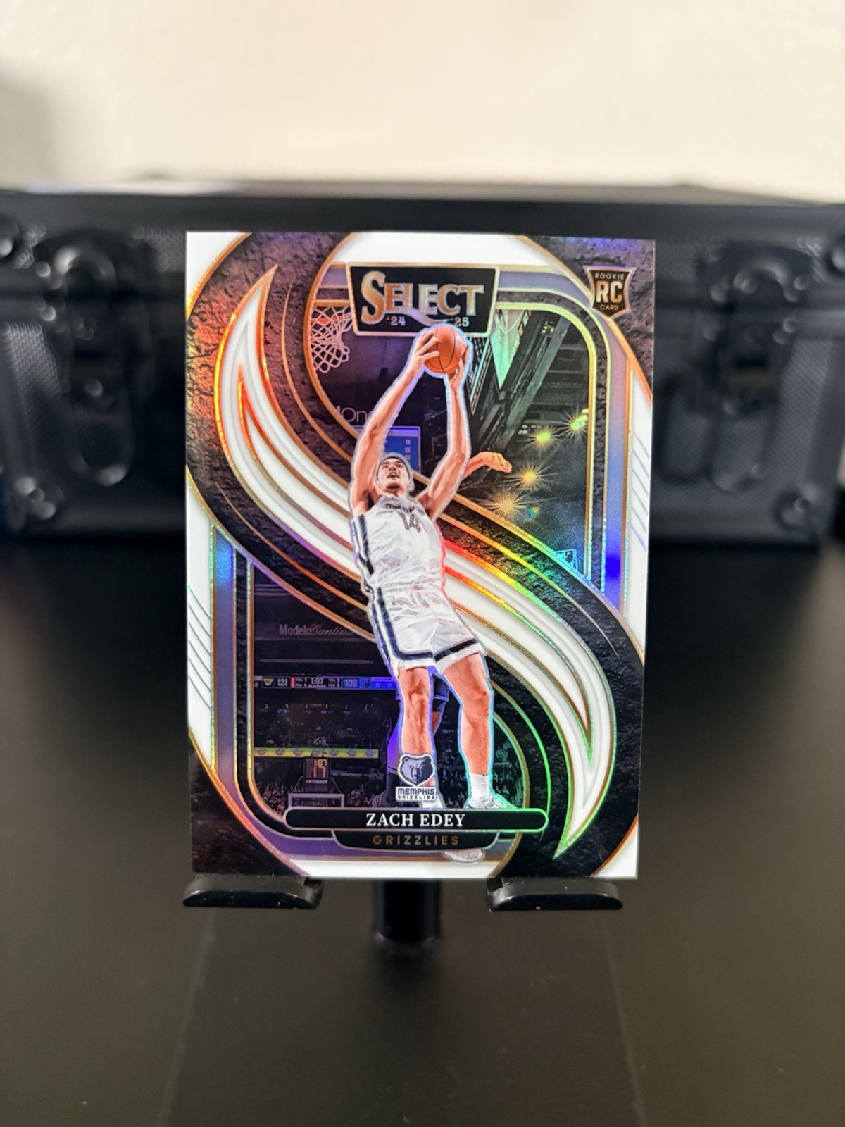 2024-25 Select Premier Level Zach Edey #192 White Prizm /149 (RC) Grizzlies