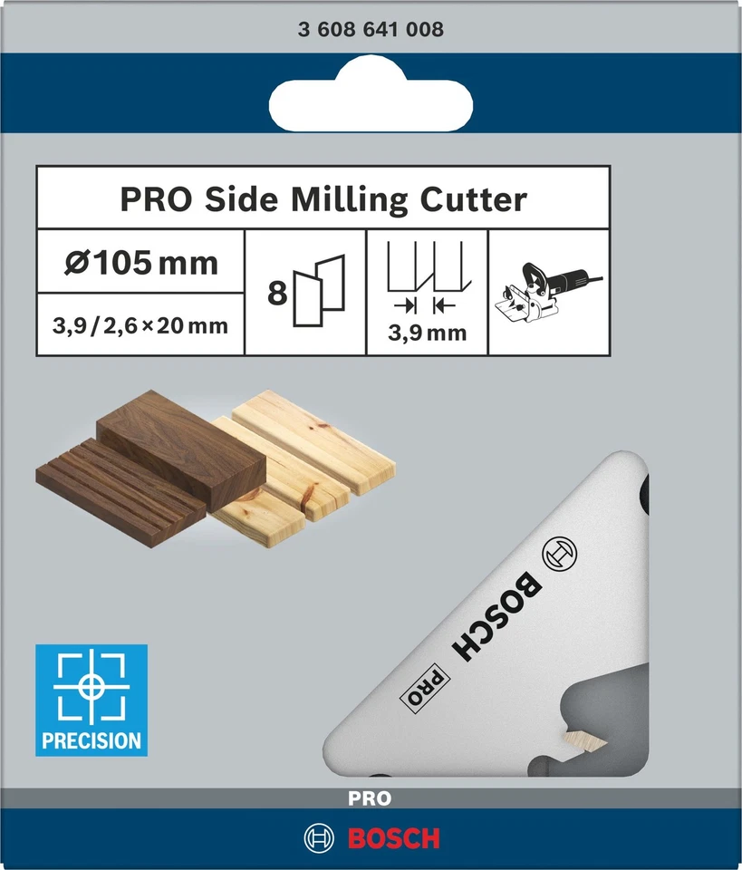 Bosch PRO Scheibenfräser, 105×20×4 mm, 8 Zähne - Bild 2 von 4