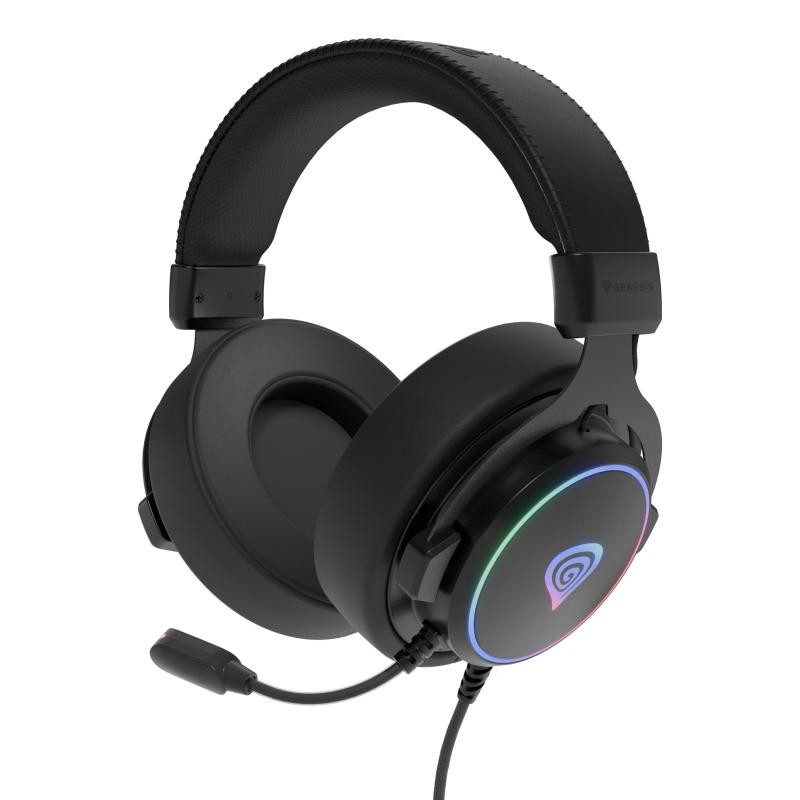 Cuffie Gaming Genesis Neon 764 USB - Audio 7.1 e Luci RGB