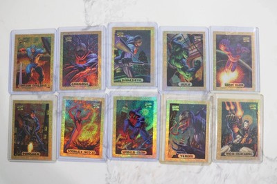 1994 Fleer Marvel Masterpieces Gold Holofoil U Pick Free Shipping Jumbo Set