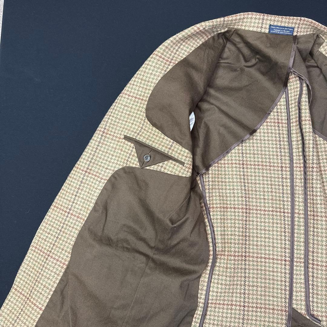 Pendleton Wool Check Tailored Jacket Beige US40 U… - image 12