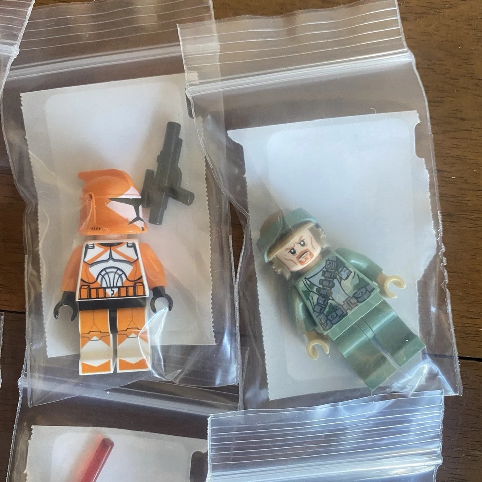 Lot X14 LEGO Star Wars MINIFIGURES Boba Getting R2-Q2 Darth Vader HanSolo Clone - Image 2 of 4