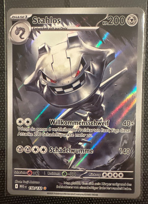 Pokémon Stahlos MEG 150/132 Mega Entwicklung NM Deutsch Original Karte