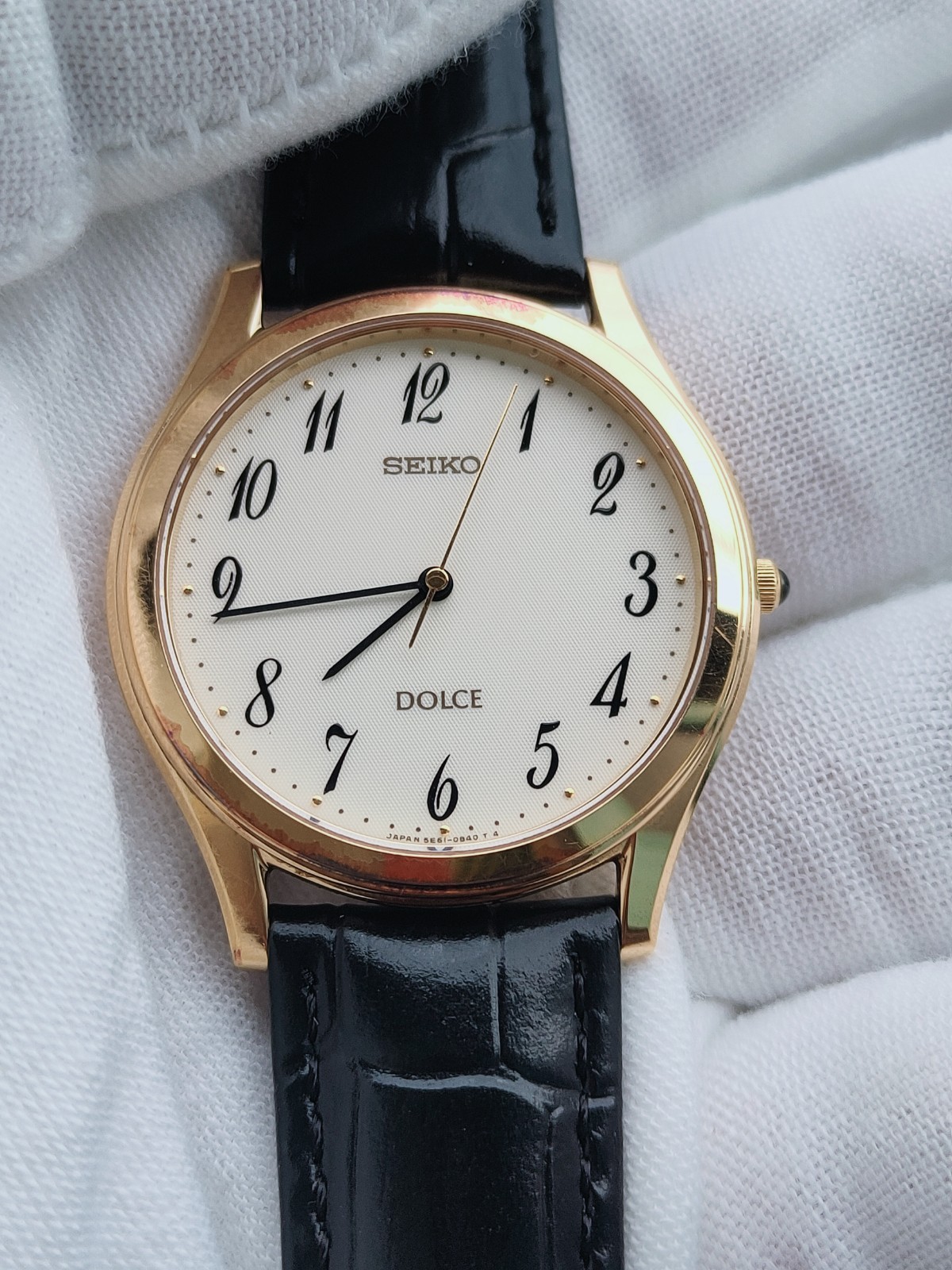 Men 30 (1990s) SGP Quartz DOLCE !! Watch Seiko Vtg NEAR 5E61-0A90 RARE MINT - VintageWatches.PK Men 30 (1990s) SGP Quartz DOLCE !! Watch Seiko Vtg NEAR 5E61-0A90 RARE MINT - vintagewatches.pk