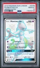 2019 POKEMON SUN & MOON HIDDEN FATES #SV59 FULL ART/MEWTWO GX PSA 10