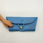 Vintage Barbie Accessory BLUE CLUTCH PURSE - 1960s Fashion PAK