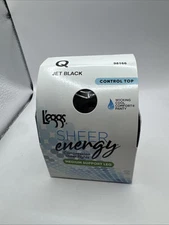 Legs Sheer Energy Medium Support Leg Control Top Q Jet Black