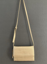 Borsa a tracolla Clarks platino oro triplo tasche tracolla regolabile