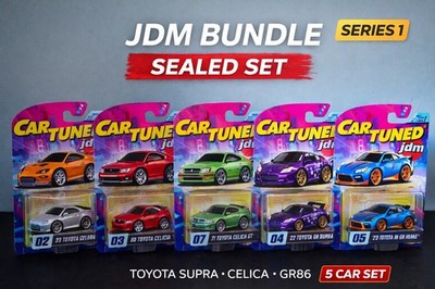 CarTuned JDM Series 1 Toyota Bundle Supra Celica GR86 Diecast Set Sealed MGA