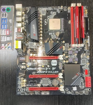 ASRock 990FX Fatal1ty Killer M.2 + AMD FX8320 + 16GB 2400 Ram - M.2 Slot