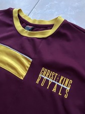 RARE VINTAGE Christ The King GAME USED Warm-up / Shooting Shirt XXL NYC