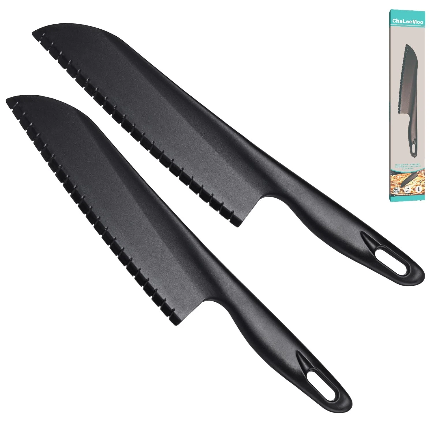 11” Nylon Knife for Nonstick Bakeware with Serrated Edges, Large Plastic Kitchen
Opens in a new wind