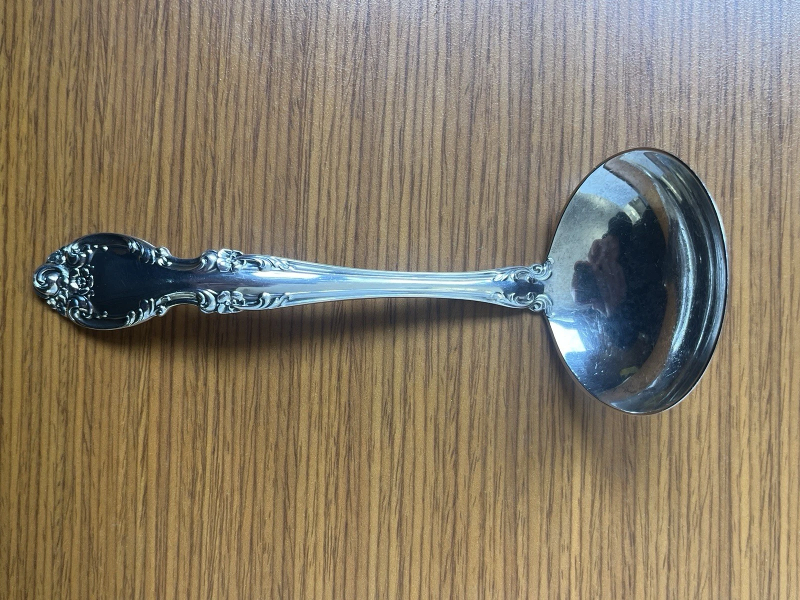 Vintage Gorham Silver Melrose Solid Sterling Gravy Ladle 6 1/4”