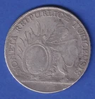 Switzerland Republic Zurich Silver Coin 1 Thaler IUSTITIA ET CONCORDIA 1777