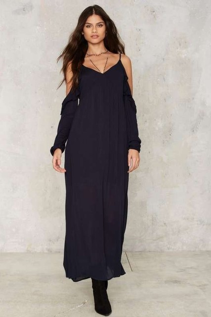 glamorous maxi dress