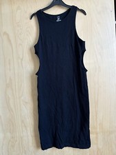 Women’s Ribbed Cut Out Sides Bodycon Dress Size 10-12 L