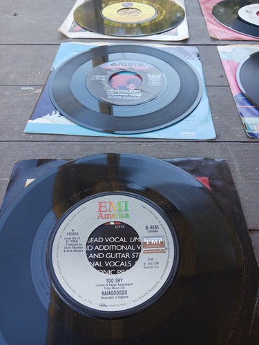 1980s 45 picture covers records 7 inch vinyl LOT Thompson Twins INXS KajaGooGoo - Picture 6 of 6