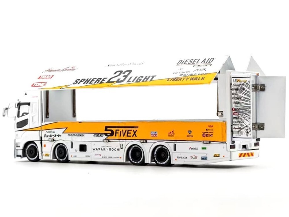 希少！LBWK 1/64 LB Trucks FUSO Racing Amazon.com: Diecast Collectible Model Car Compatible with