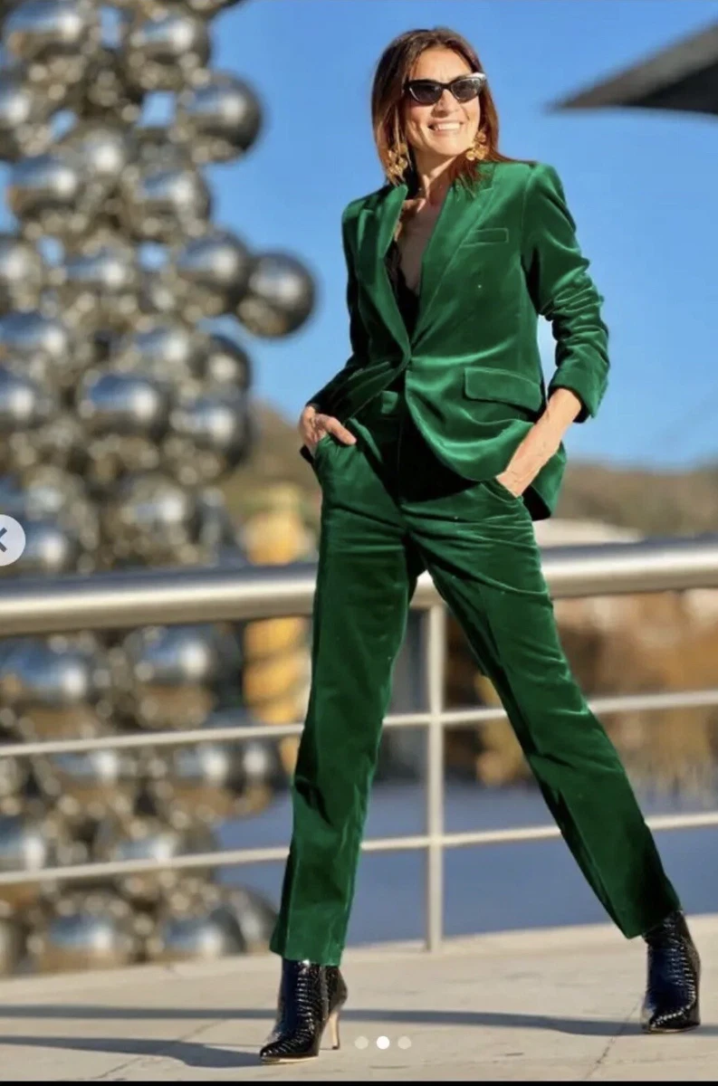 Zara shop tailleur verde