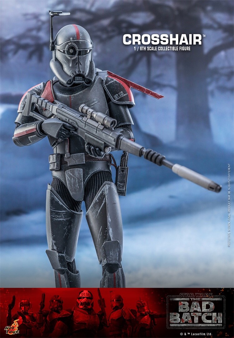 Ready! New Hot Toys TMS087 STAR WARS THE BAD BATCH 1/6 CROSSHAIR