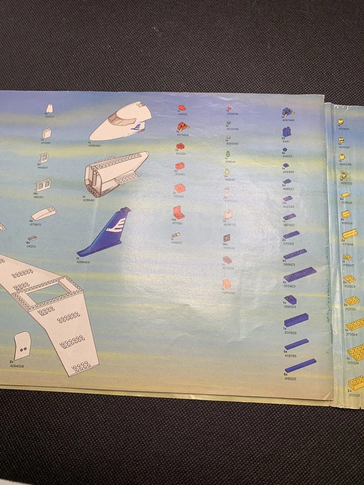 Lego City Passenger Plane 7893 Instructions ONLY Manual Directions Book Booklet - Image 3 of 4