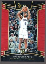 2018-19 Panini Select HAMIDOU DIALLO Concourse Red Prizm /199 SP Rookie RC #86