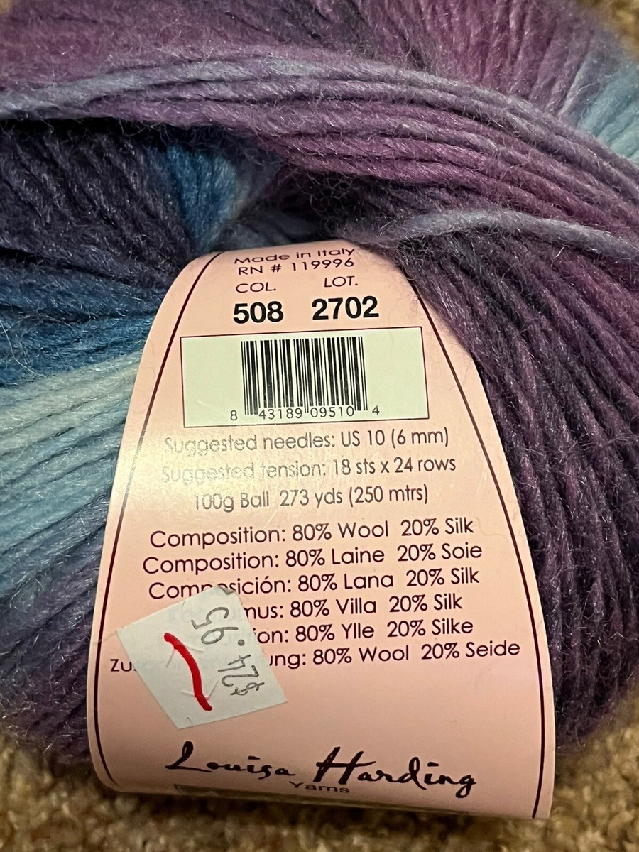 Louisa Harding Yarn 273 Yards 80% Wool 20% Silk Made In Italy | eBay
