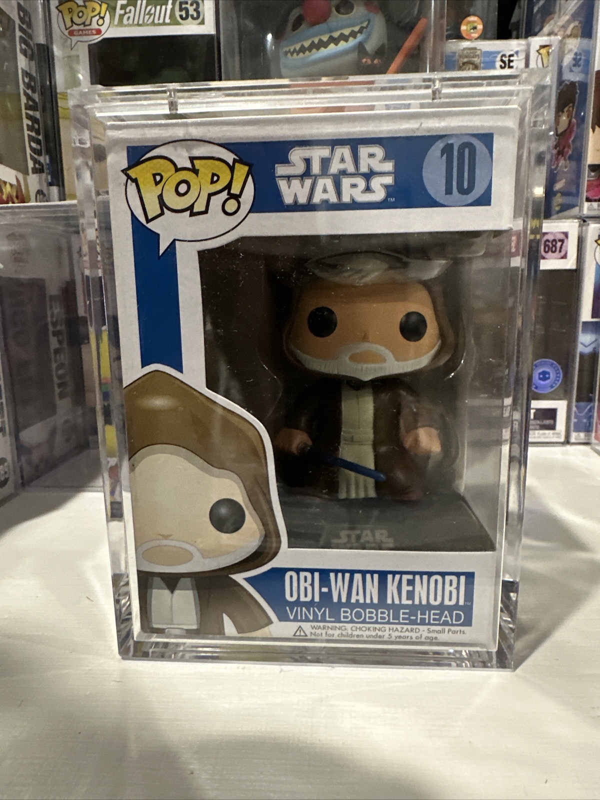 En Oferta Funko Pop! Star Wars - Obi-Wan Kenobi #10 Og 2011 Fuente Grande Abovedada Inpopshield
