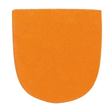 Brunswick Bowling Shoes Replacement Heel Orange Leather Heel