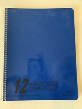 Music Composition Notebook 12 Staves 62 Pages Spiral Bound Song Writing New