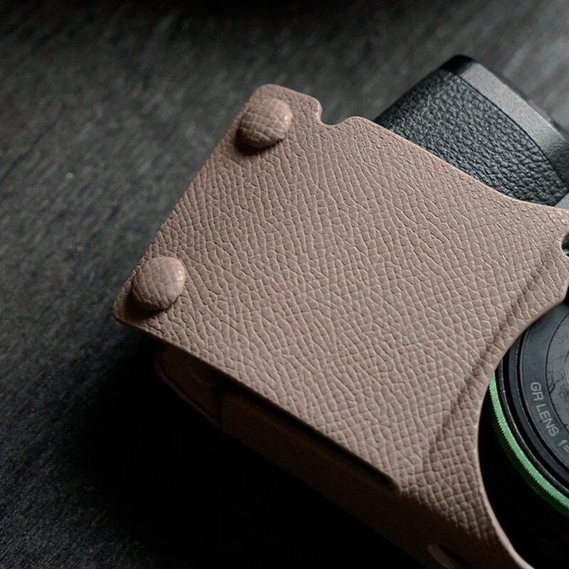 Funda protectora de cuero real para cámara para Ricoh GR2 GR3 GR3x HDF Foto 4 de 4