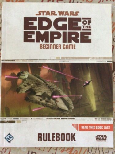 Star Wars Edge of the Empire Beginner Game Tabletop RPG RuleBook Folios Game - Afbeelding 1 van 1