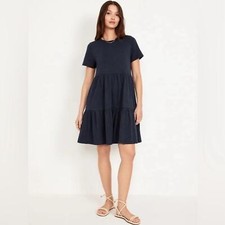 Gap Ladies Short Sleeve Tiered Dress - Large