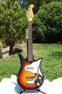 Vintage Teisco Del Rey Modified Alnico Pickup Tulip Body