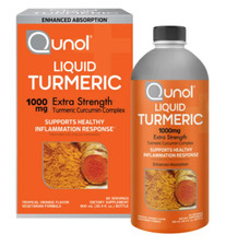 Qunol Liquid Turmeric 1,000 mg, 30.4 Ounces, 60 Servings TROPICAL ORANGE