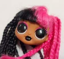LOL SURPRISE OMG HEAD ONLY METAL CHICK BOOMBOX ROCK FOR REPLACEMENT OOAK DOLL