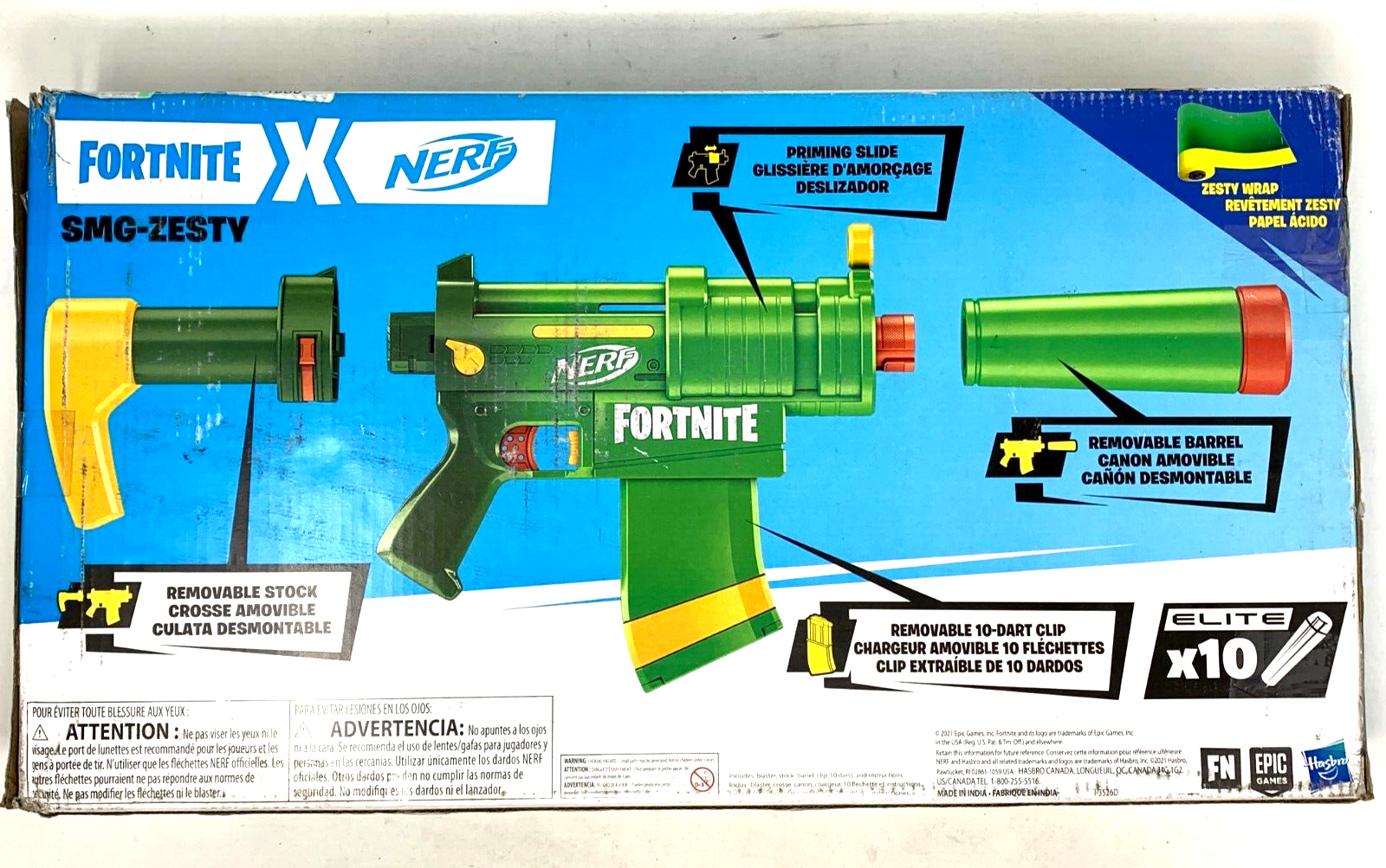 NERF Fortnite SMG-Zesty Blaster