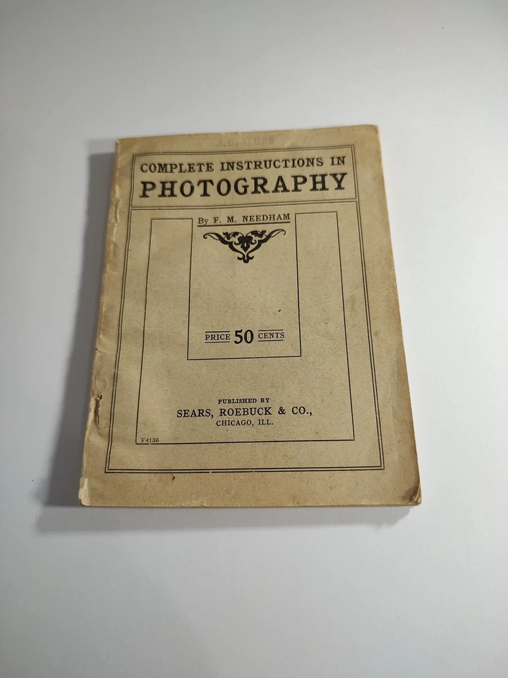 C. 1908 Sears and Roebuck Instrucción Completa en Fotografía Foto 2 de 4
