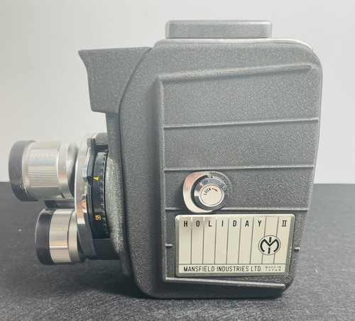 Vtg MANSFIELD HOLIDAY 2 8MM CINE TURRET MOVIE CAMERA IN BOX w/Booklet READ - Picture 7 of 17