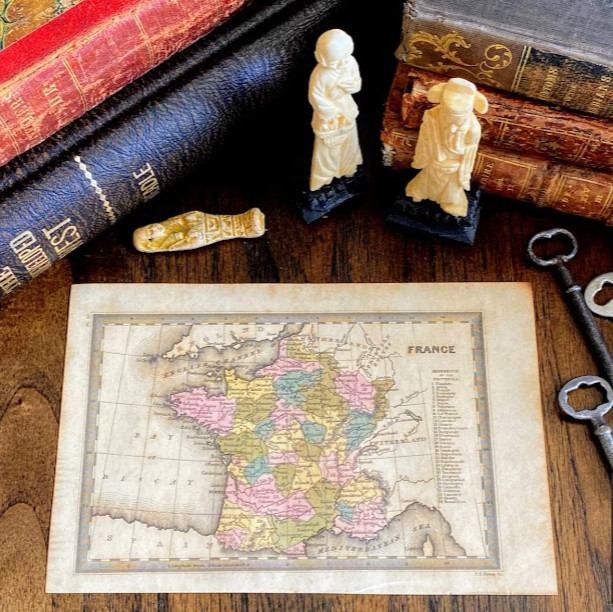 FRANCE. 1834 Original Map. Excellent condition BURGANDY, FLANDERS, AVIGNON...+