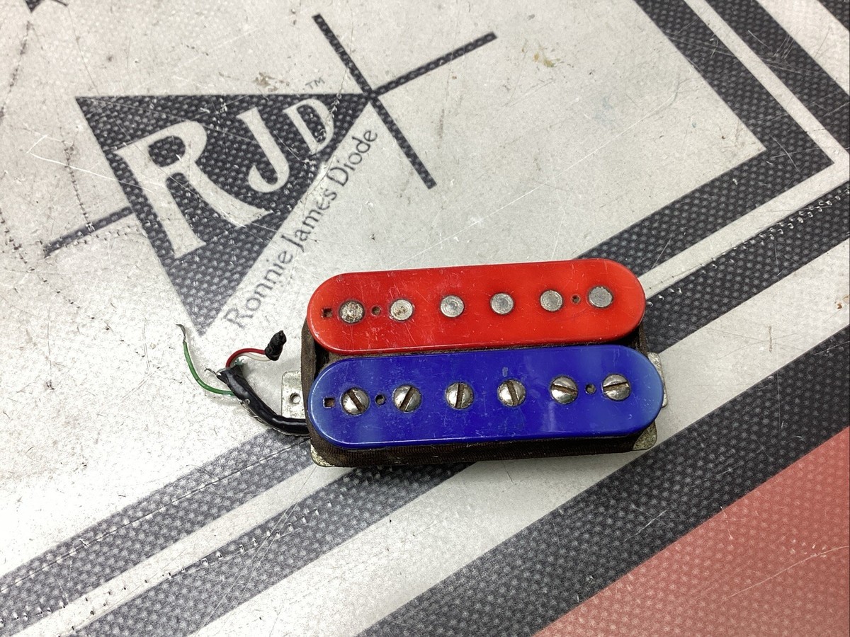 80's Seymour Duncan SH5 Custom Humbucker Red Blue Jaurez DCJ | eBay