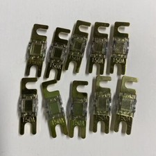 150 Amp Mini ANL Fuse Gold for Car Audio Auto Marine Audio 10 Pack