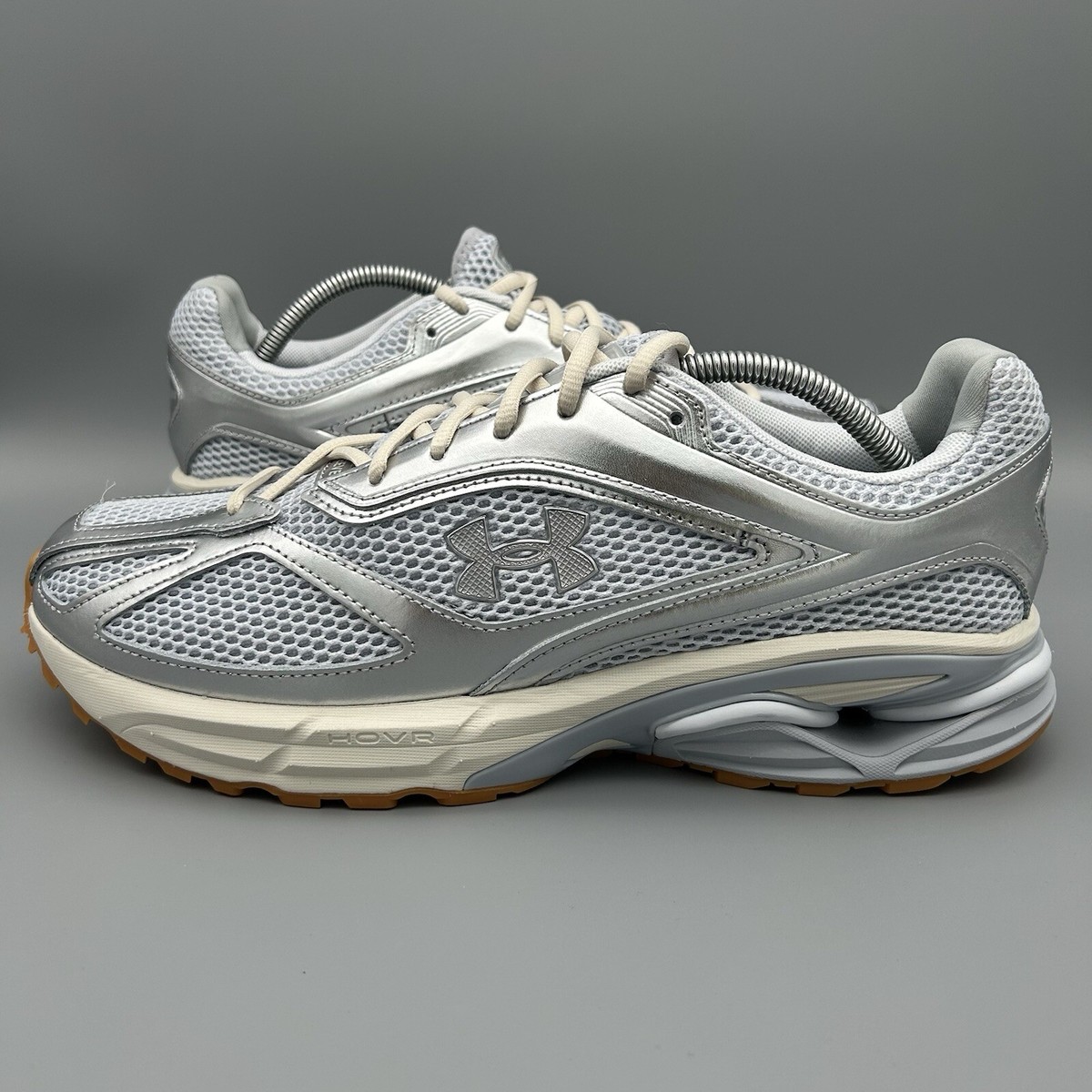 Under Armour HOVR Apparition Running Shoes Metallic Silver Men's