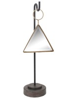 Ivy Bronx Metal Triangle Freestanding Mirror on sale Ivy Bronx Metal Triangle Freestanding Mirror on sale