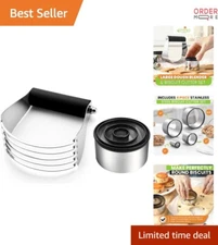 Large Stainless Steel Dough Blender Biscuit Cutter Set Kitchen Pastry Tool