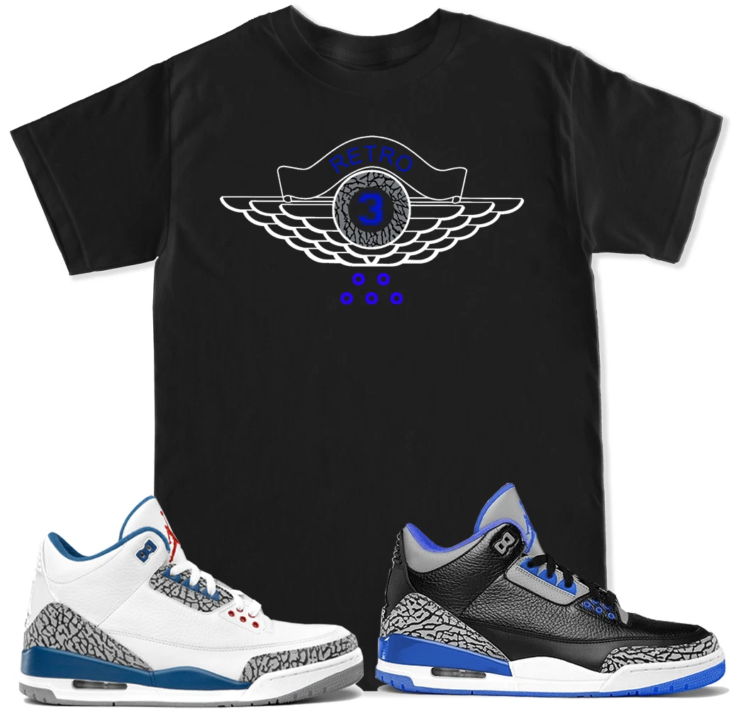 Jordan retro 3 t shirt sales