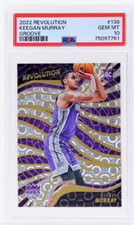 2022-23 Panini Revolution Keegan Murray Groove Parallel Rookie Card PSA 10