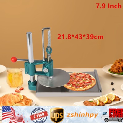 7.9inch Manual Pastry Press Machine Commercial Dough Pizza Bread Pies Maker
