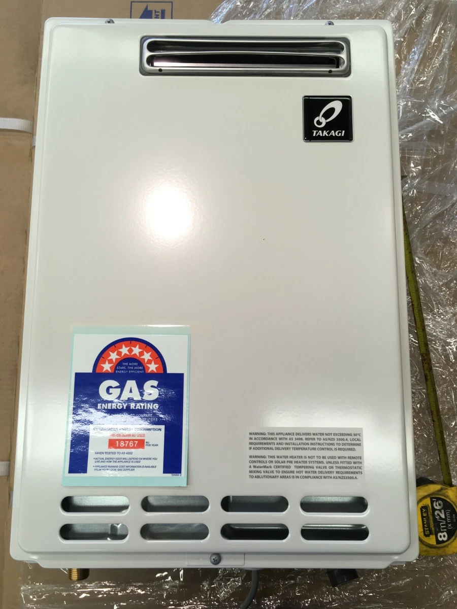 Takagi 20L Continuous Flow LPG Hot Water Heater Gas, Replace Rinnai Rheem  DUX | eBay