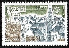 TIMBRE FRANCE NEUF EUROPA  N° 1929 **  PORT BRETON année 1977
